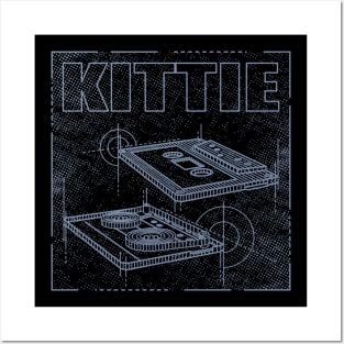 Kittie Technical Drawing Posters and Art